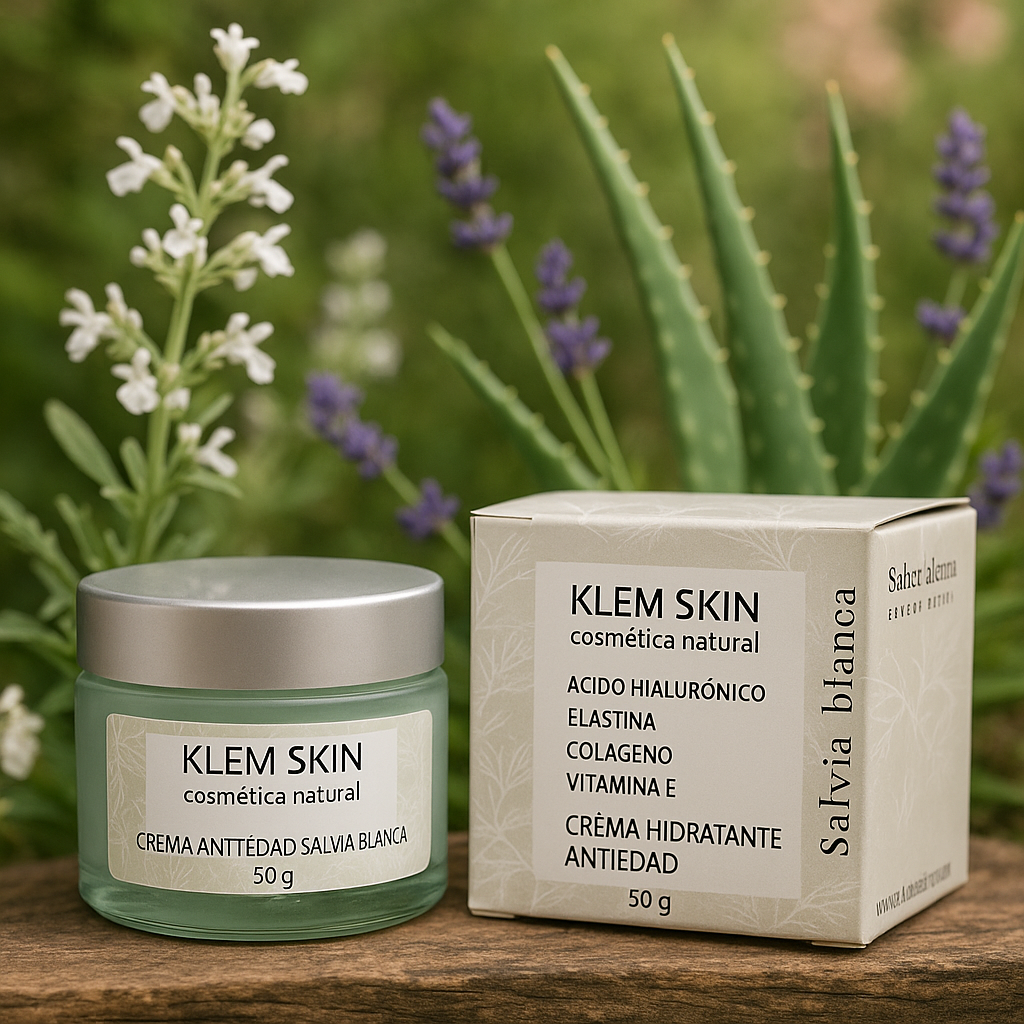 KLEM SKIN Crema Anti-Edad Salvia Blanca